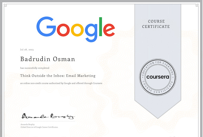 write email marketing content, designs and build automation